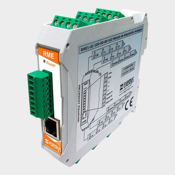 Módulo Ethernet de Adquisión de 8 Sensores PT100 RME2-PT 2