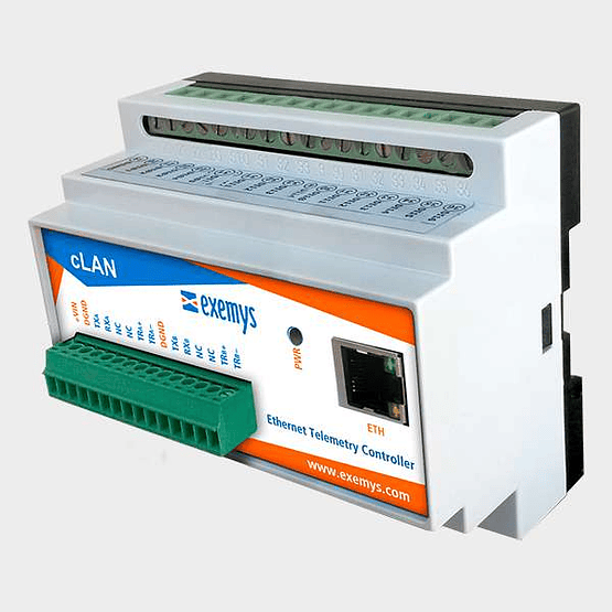 Dispositivo de Telemetría Ethernet I/O y Serial cLAN GR