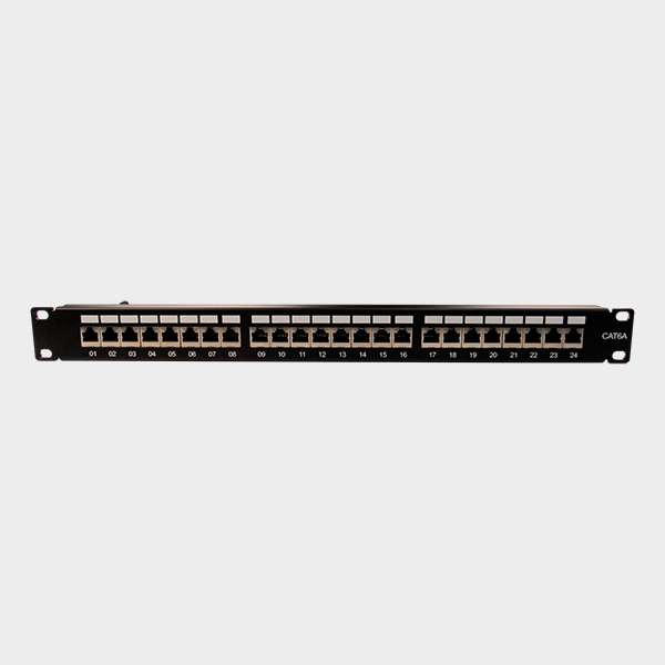 Patch Panel 24 Puertos CAT 6A FTP  4