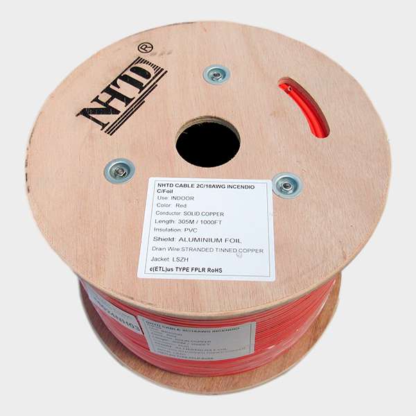 Cable Incendio 2x18 AWG con Foil NHTD 305m 2