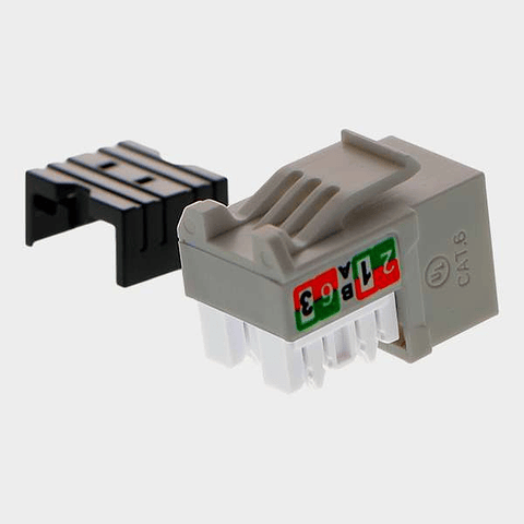 Modulo RJ45 CAT 6 NEXXT UTP Gris