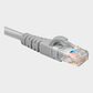 Patch Cord CAT 6 NEXXT UTP LSZH Gris 2,1 m - Miniatura 1