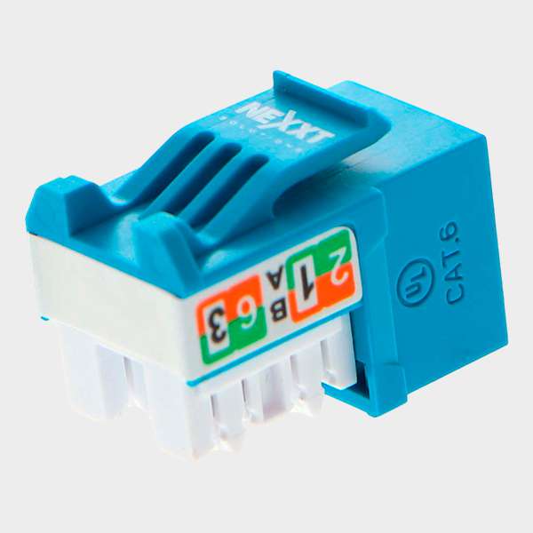 Modulo RJ45 CAT 6 NEXXT UTP Azul 3