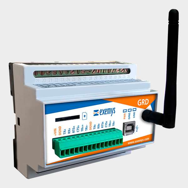Dispositivo de Telemetría Celular 4G I/O y Serial GRD-4G 5