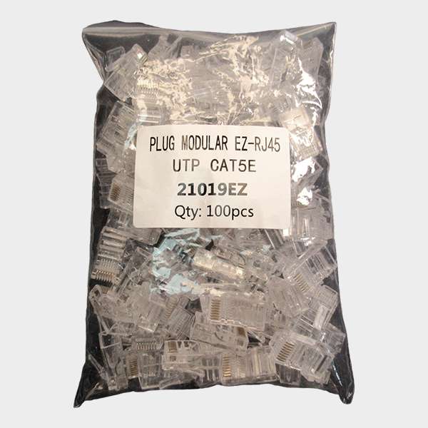 Plug Modular EZ-RJ45 UTP CAT5E 100 unidades 4