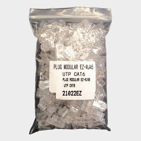 Plug Modular EZ-RJ45 UTP CAT6 100 unidades 4