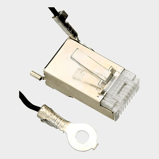 Plug Ubiquiti RJ45 TC-GND-20 con Cable Tierra