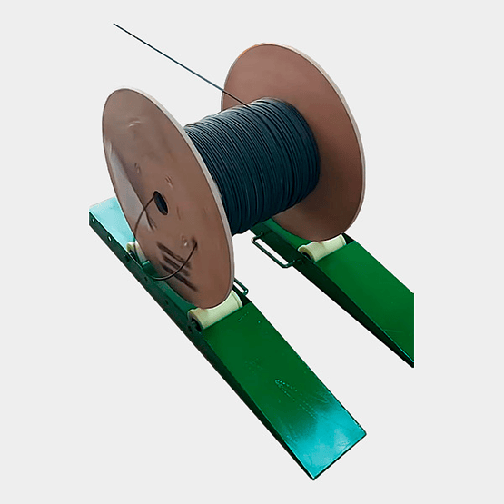 Rampa de Rodillos para Carrete de Fibra Óptica