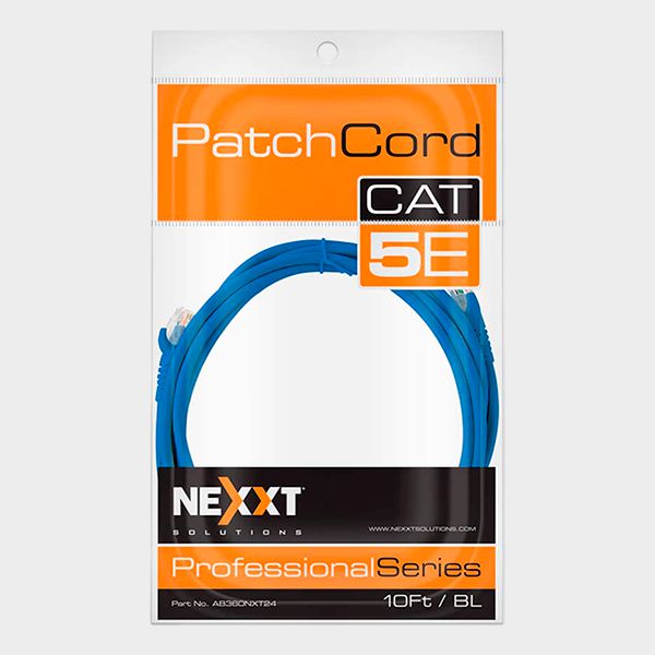 Patch Cord CAT 5E NEXXT UTP Azul 3 m 3