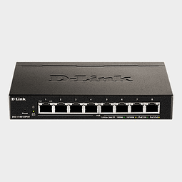 Switch D-Link DGS-1100-08PV2 8 Puertos Gigabit PoE