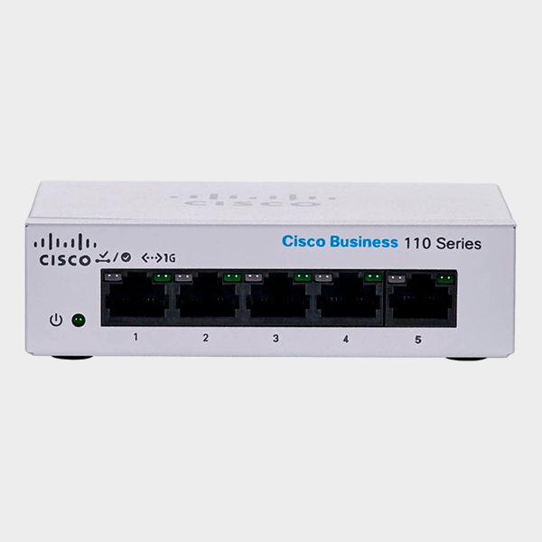 Switch Cisco 5 Puertos CBS110-5T-D-NA 1
