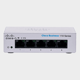 Switch Cisco 5 Puertos CBS110-5T-D-NA