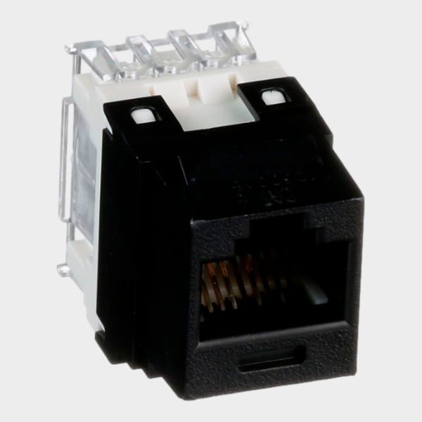 Modulo RJ45 CAT 6 Panduit Keystone UTP 4 pares Negro  3