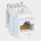 Modulo RJ45 CAT 6 Panduit Keystone UTP 4 pares Blanco - Miniatura 1