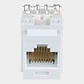 Modulo RJ45 CAT 6 Panduit Keystone UTP 4 pares Blanco - Miniatura 3