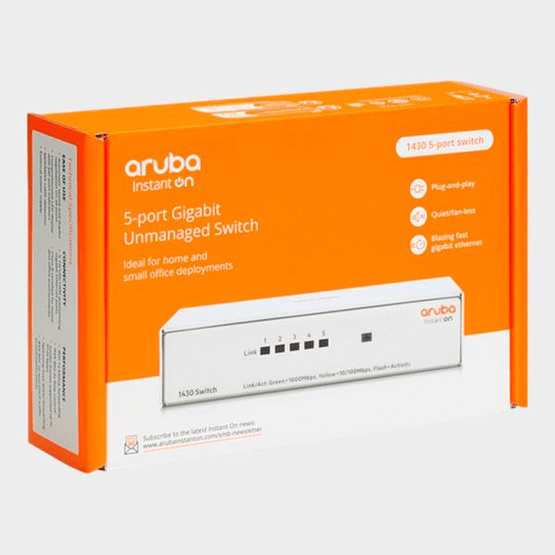 Switch Aruba Ion HPE 1430-5G 5 Puertos Gigabit