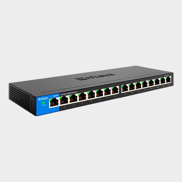 Switch Linksys 16 Puertos LGS116 Gigabit 1