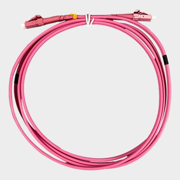Jumper LC/LC Multimodo OM4 Duplex Rosado 2m