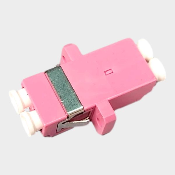 Adaptador LC-LC Fibra Óptica Duplex Multimodo OM4 2