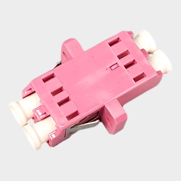 Adaptador LC-LC Fibra Óptica Duplex Multimodo OM4 3