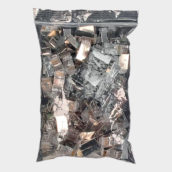 Plug Modular EZ RJ45 CAT 6 FTP Blindado 100 unidades 4