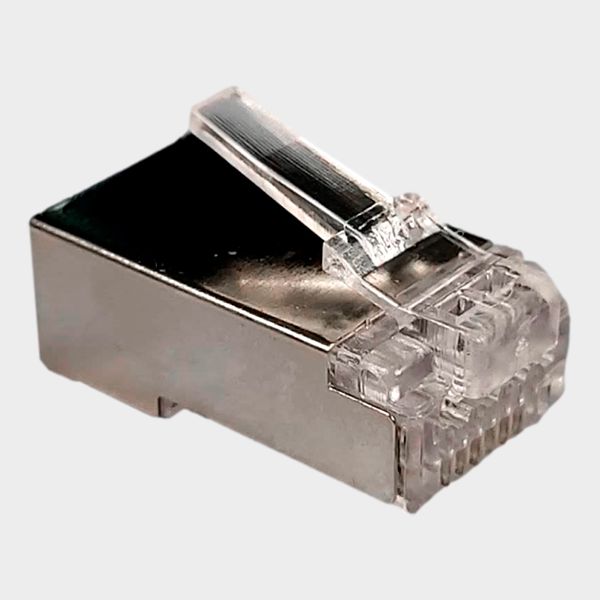 Plug Modular EZ RJ45 CAT 6 FTP Blindado 100 unidades 2