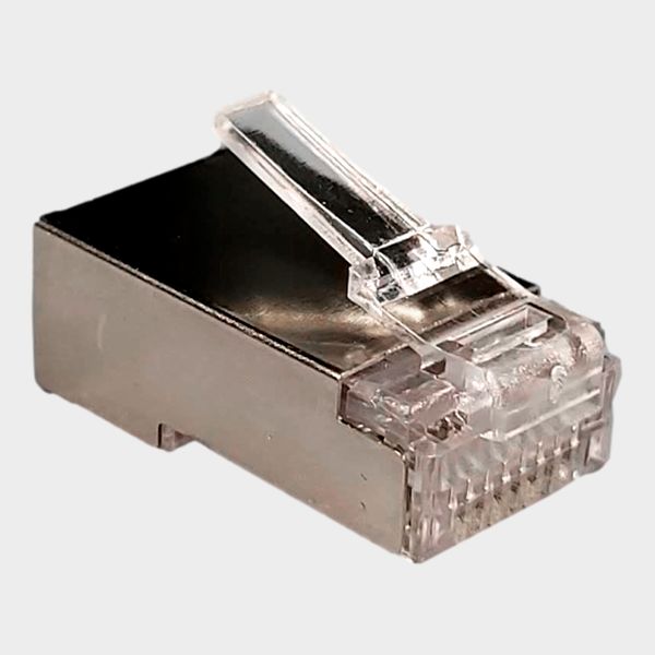 Plug Modular RJ45 CAT 6 FTP Blindado 100 unidades 1
