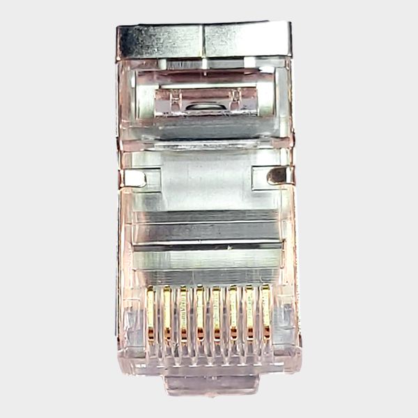 Plug Modular RJ45 CAT 6 FTP Blindado 100 unidades 2