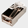 Plug Modular RJ45 CAT 6 FTP Blindado 100 unidades