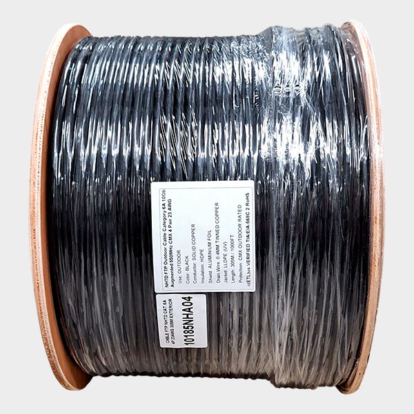Cable FTP Cat 6A NHTD 305m 4 Pares 23AWG Exterior Blindado Negro 2