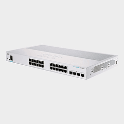 Switch Cisco 24 Puertos Gigabit 4 x 1GE SFP CBS350-24T-4G-NA