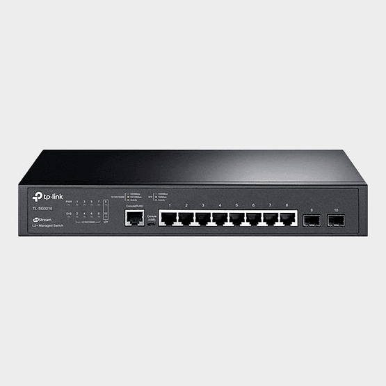 Switch TP-Link TL-SG3210 8 Puertos Gigabit 2 SFP