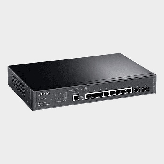 Switch TP-Link TL-SG3210 8 Puertos Gigabit 2 SFP
