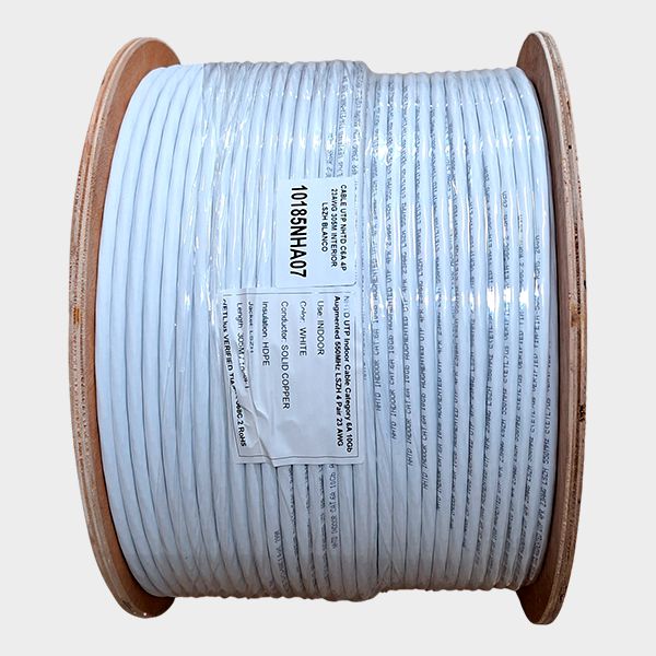 Cable UTP Cat 6A NHTD 305m 4 Pares 23AWG Interior LSZH Blanco 2