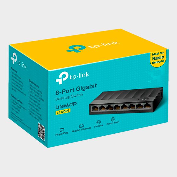 Switch TP-Link LS1008G 8 Puertos Gigabit Escritorio 2