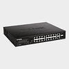 Switch D-Link DES-1018MPV2 16 Puertos 10/100 PoE 2Gbit T/SFP