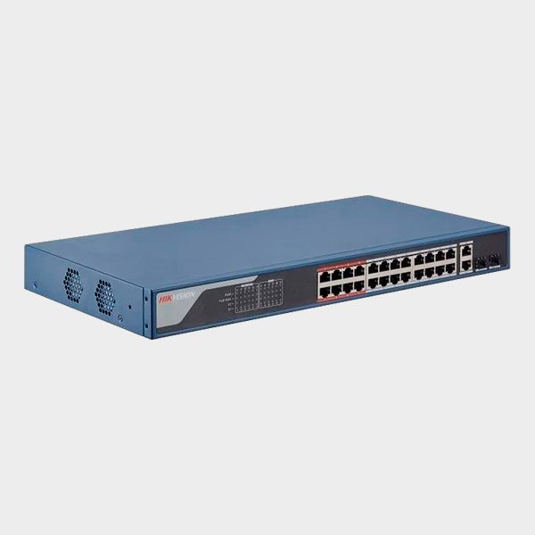 Switch Hikvision DS-3E1326P-EI 24 Puertos 10/100 2SFP PoE 370W 1