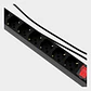 PDU Horizontal Nexxt NPD-21U8I16A 8 tomacorrientes 220V 16A - Miniatura 2