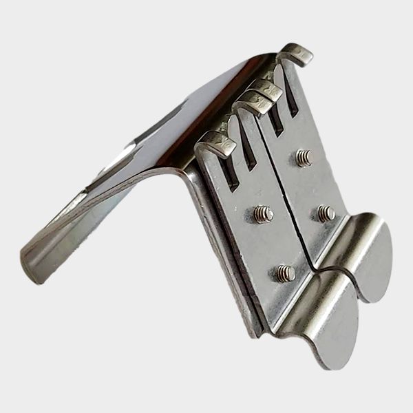 Adaptador para Riel DIN Keystone 2 Puertos Metálico 4