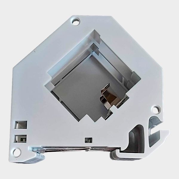 Adaptador para Riel DIN Keystone 2 Puertos Plástico 4