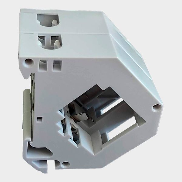 Adaptador para Riel DIN Keystone 2 Puertos Plástico 1