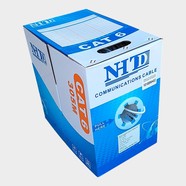 Cable UTP Cat 6 NHTD 305m 4 Pares 23AWG Interior Blanco 1