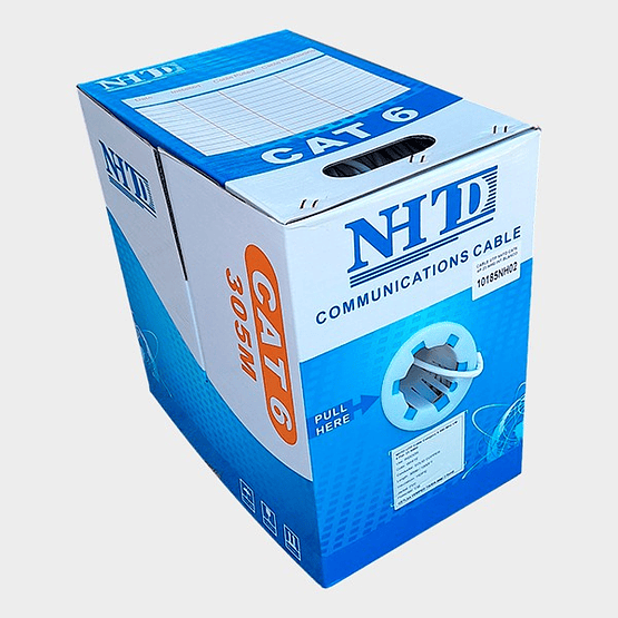 Cable UTP Cat 6 NHTD 305m 4 Pares 23AWG Interior Blanco
