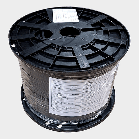 Cable Acometida Fibra Óptica Monomodo Interior, 2 Fibras, LSZH, 2000m