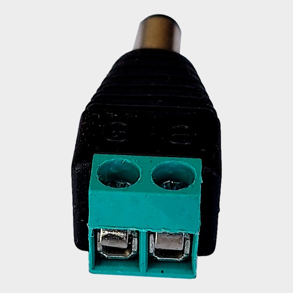 Conector 12VDC Jack Macho para Cámara 3