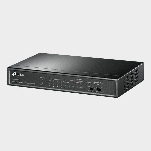 Switch TP-Link  8 Puertos Gigabit 4 PoE 1
