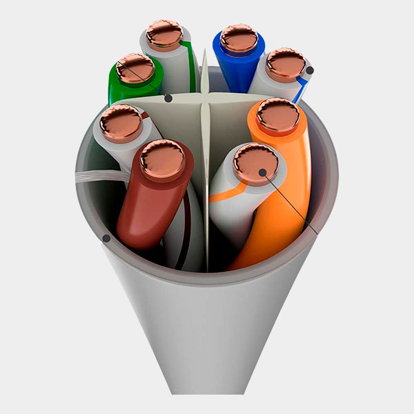 Cable UTP Cat 6 NEXXT 24AWG 305m 4 Pares Gris CM 2