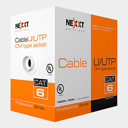 Cable UTP Cat 6 NEXXT 24AWG 305m 4 Pares Gris CM