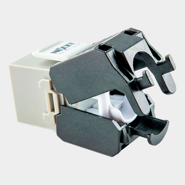 Modulo RJ45 CAT 6A NEXXT UTP Gris Sin Herramienta 3