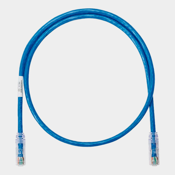 Patch Cord CAT 6A Netkey Panduit UTP LSZH Azul 26 AWG 2.1 m 1